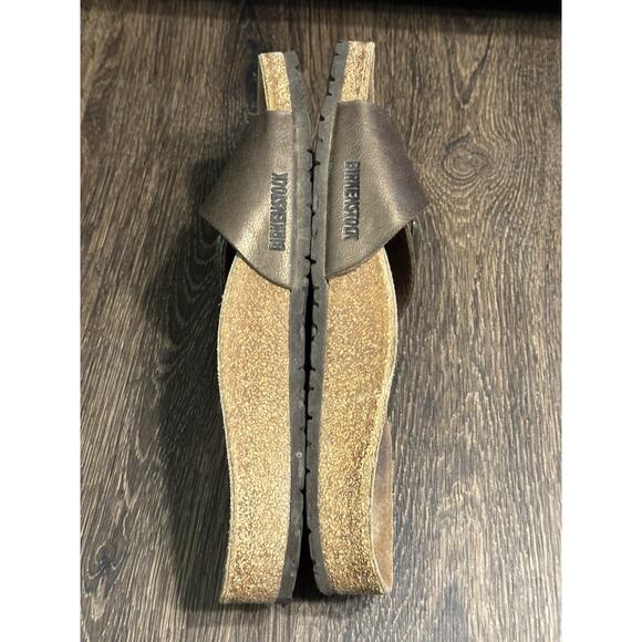 BIRKENSTOCK WOMENS MADRID BIRKO FLOR SLIDE SANDAL MOCHA SIZE 42 USA 9-9.5 - Picture 4 of 8